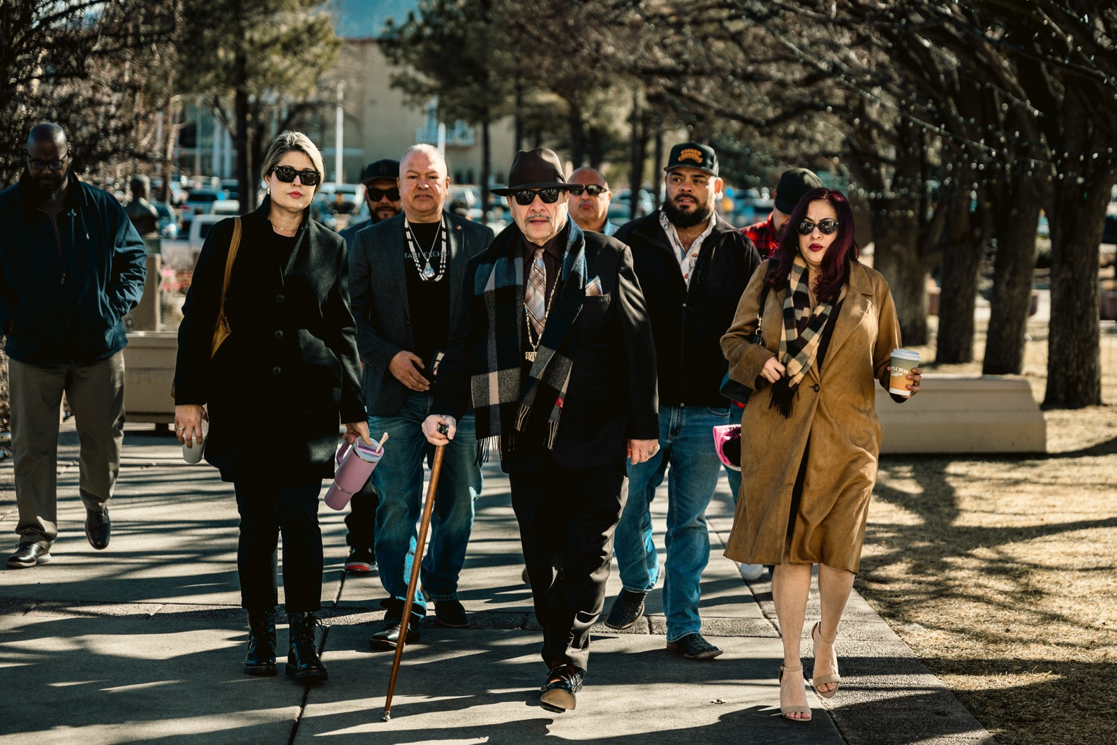 Padilla Outreach Foundation leadership walking together at the Capitol